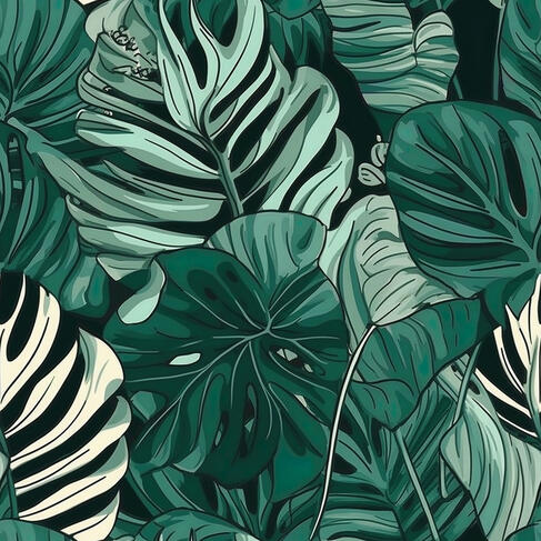 Green Monstera